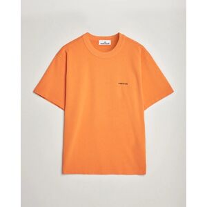 Stone Island Cotton Jersey Small Logo T-Shirt Orange men M Orange