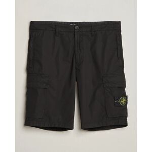 Stone Island Stretch Cotton Tela Regular Fit Cargo Shorts Black men W30 Sort