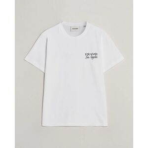 FRAME LA Logo T-Shirt White men XL Hvid