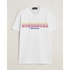 Dsquared2 Cool Fit Crew Neck T-Shirt White men M Hvid