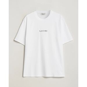 Lanvin Embroidered Logo T-Shirt White men XL Hvid