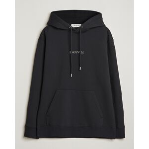 Lanvin Embroidered Logo Hoodie Black men M Sort