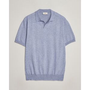 Altea Cotton/Cashmere Polo Shirt Light Blue men S Blå