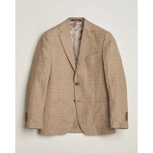 Morris Heritage Mike Cotton/Linen Structure Blazer Light Brown men 48 Brun