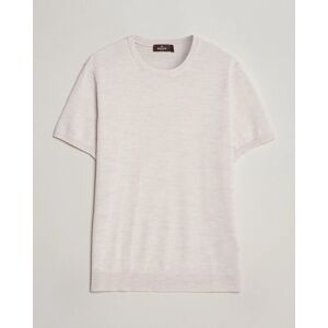 Morris Heritage Kingsley Knitted Merino T-Shirt Off White men XL Beige