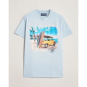 Vilebrequin Portisol Printed Crew Neck T-Shirt Bleu Ciel men M Flerfarvet,Flerfarvet