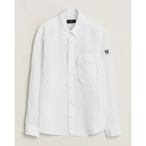 Belstaff Scale Linen Pocket Shirt White men L Hvid