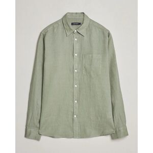 J.Lindeberg Regular Fit Clean Linen Shirt Oil Green men XL Grøn