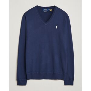 Polo Ralph Lauren Golf Wool Knitted V-Neck Sweater Refined Navy men L Blå