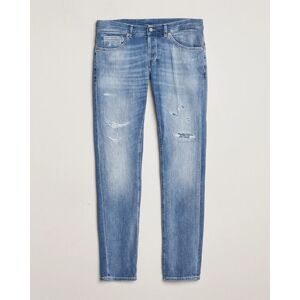 Dondup George Distressed Jeans Light Blue men W30 Blå