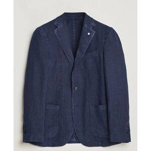 L.B.M. 1911 Jack Regular Fit Linen Blazer Navy men 52 Blå