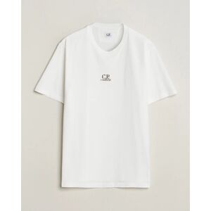 C.P. Company Short Sleeve Hand Printed T-Shirt White men L Hvid