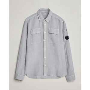 C.P. Company Long Sleeve Linen Shirt Grey men XL Grå