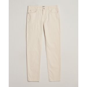 Morris James Structured 5-Pocket Trousers Off White men W34L32 Beige