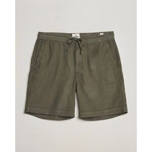 Morris Fenix Linen Shorts Olive men XL Grøn