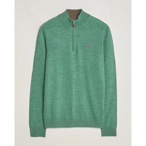 Morris John Merino Half Zip Light Green men M Grøn