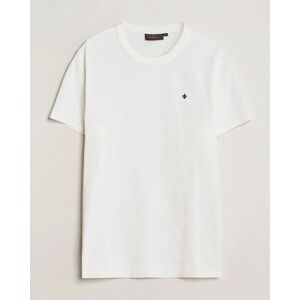 Morris Watson Slub Crew Neck T-Shirt Off White men M Hvid