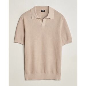 Zegna Riviera Polo Light Beige men 48 Beige