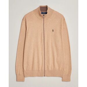 Polo Ralph Lauren Cotton Full-Zip Camel Melange men XL Beige