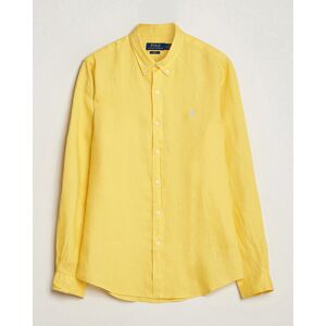 Polo Ralph Lauren Slim Fit Linen Button Down Shirt Sunfish Yellow men M Gul