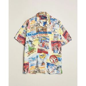 Polo Ralph Lauren Short Sleeve Printed Shirt City Of Light Poster men XXL Flerfarvet