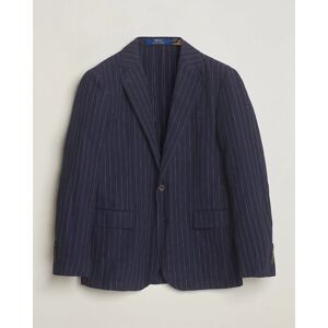 Polo Ralph Lauren Linen Pinstripe Sportcoat Navy/Cream men EU50 Blå