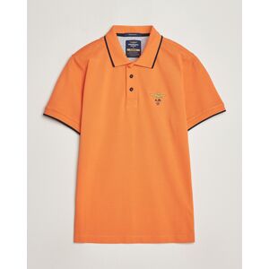 Aeronautica Militare Garment Dyed Cotton Polo Carrot Orange men L Orange