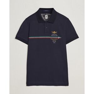 Aeronautica Militare Contrast Collar Polo Navy men XL Blå