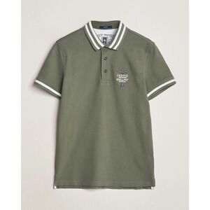 Aeronautica Militare Tipped Polo Verde Green men M Grøn