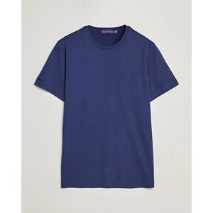 Ralph Lauren Purple Label Garment Dyed Cotton T-Shirt Spring Navy men L Blå