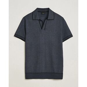 Brioni Soft Cotton Polo  Navy men 52 Blå