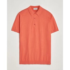 John Smedley Adrian Slim Fit Sea Island Polo Sundown Orange men XL Orange