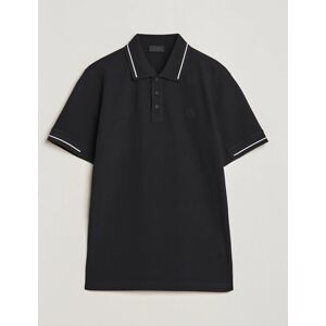 Moncler Tonal Logo Polo Black men S Sort