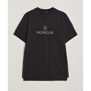 Moncler Reflective Logo T-Shirt Black men M Sort