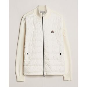 Moncler Hybrid Zip Cardigan White men L Hvid