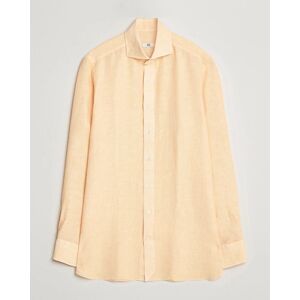 100Hands Natural Stone Washed Linen Shirt Peach men 44/17H Orange