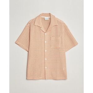 Drôle de Monsieur Micro Check Camp Shirt Orange men M Orange