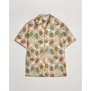 Drôle de Monsieur Jeu De Cartes Camp Shirt Peach men L Flerfarvet