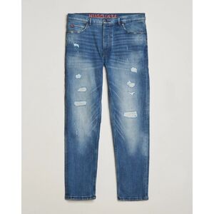 HUGO 634 Tapered Fit Stretch Jeans Bright Blue men W30L32 Blå