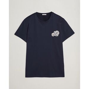 Moncler Double Logo T-Shirt Navy men L Blå