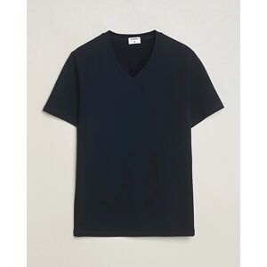 Filippa K Organic Cotton V-Neck T-Shirt Navy men M Blå