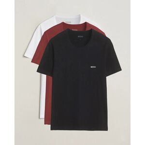 Boss BLACK 3-Pack Crew Neck T-Shirt Black/White/Red men XL Flerfarvet