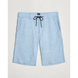 Boss ORANGE Tapered Chino Drawstring Shorts Open Blue men W30 Blå