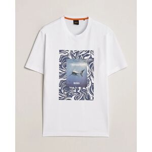 Boss ORANGE Tucan Printed Crew Neck T-Shirt Natural men L Hvid