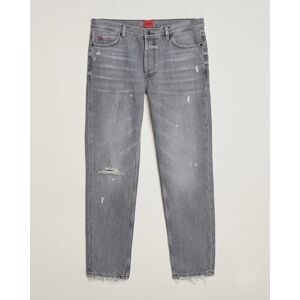 HUGO 634 Tapered Fit Jeans Medium Grey men W32L32 Grå