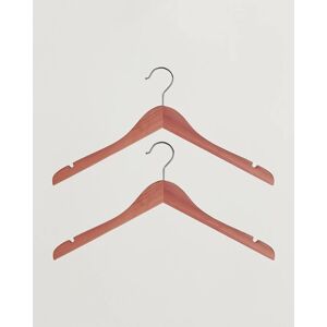 Care with Carl 2-Pack Cedar Wood Shirt Hangers men One size