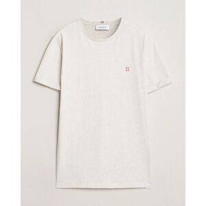 Les Deux Nørregaard Cotton T-Shirt Ivory Melange men S Beige