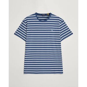 Polo Ralph Lauren Striped Crew Neck T-Shirt Clancy Blue/Nevis men S Blå