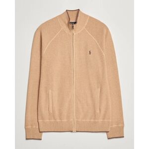 Polo Ralph Lauren Textured Full Zip Camel Melange men M Beige