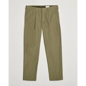 NN07 Bill Cotton Trousers Capers Green men W32L32 Grøn